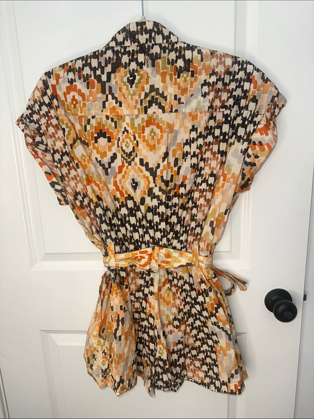 Chufy Marcia Printed Belted Romper Playsuit – Women’s Medium - Picture 6 of 7
